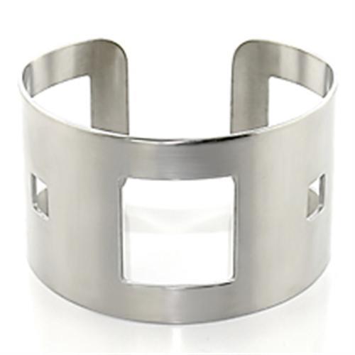JCE625-7 Stainless Steel Bangle with No Stone-7"