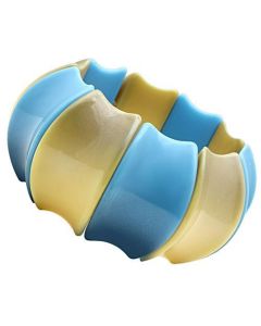 JCE040-8 Resin Bracelet with Synthetic Synthetic Stone in Multi Color-8"